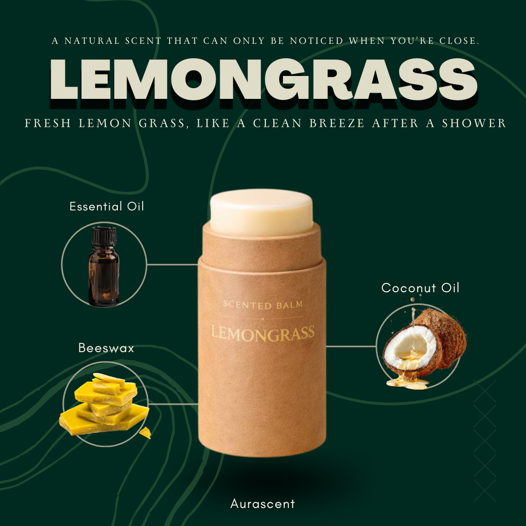 【Ready Stock】 Lemongrass Perfume Balm (5g) | Clean breeze after a shower