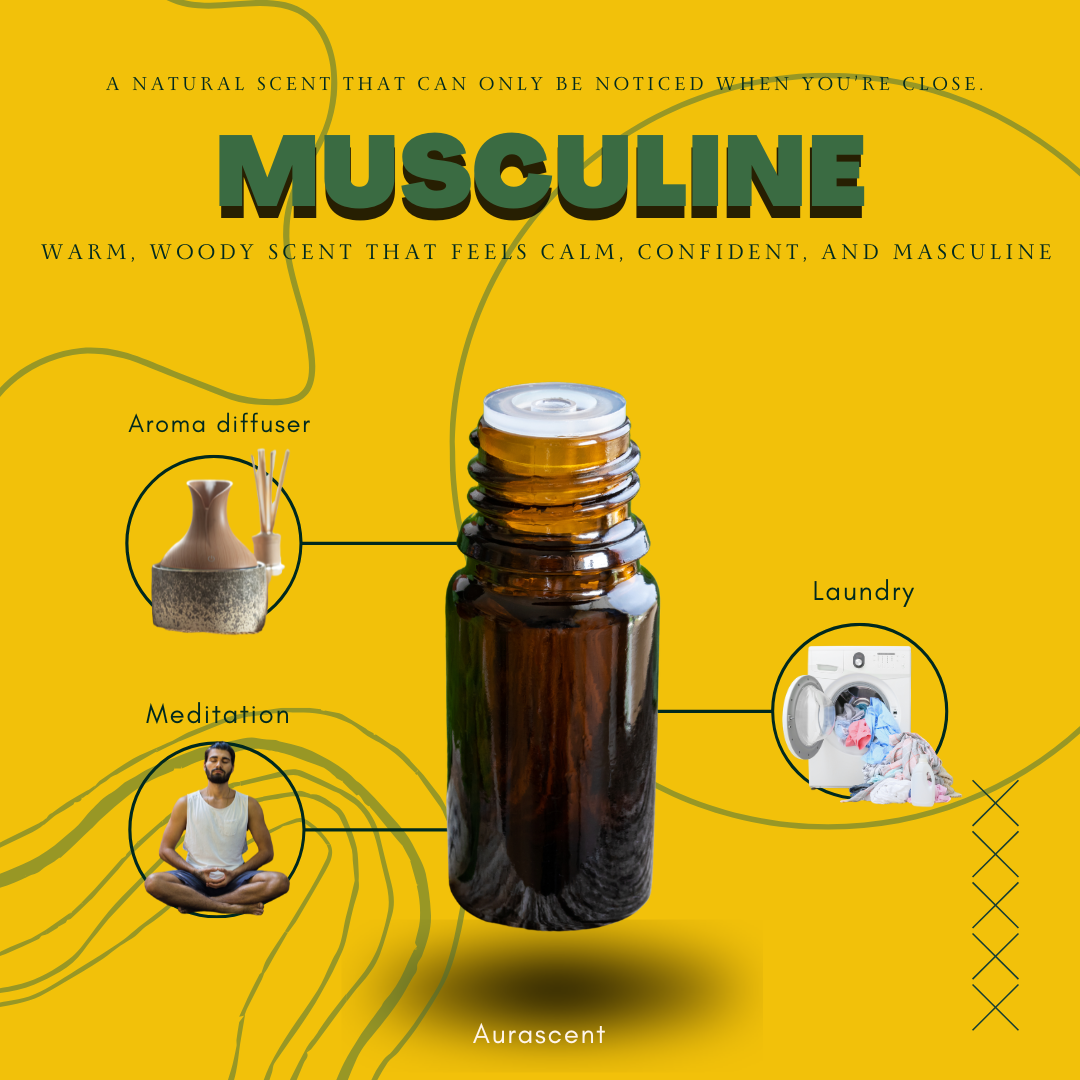 【Ready Stock】 Musculine Essential Oil (10ml) | Clean breeze with musculine feel
